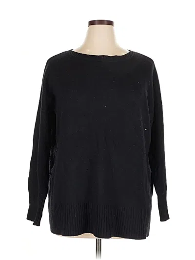 Pre-owned Vineyard Vines Pullover Sweater In Black