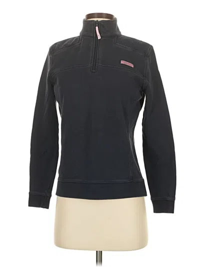 Pre-owned Vineyard Vines Pullover Sweater In Black