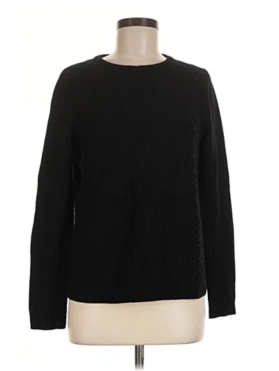 Pre-owned Vineyard Vines Pullover Sweater In Black