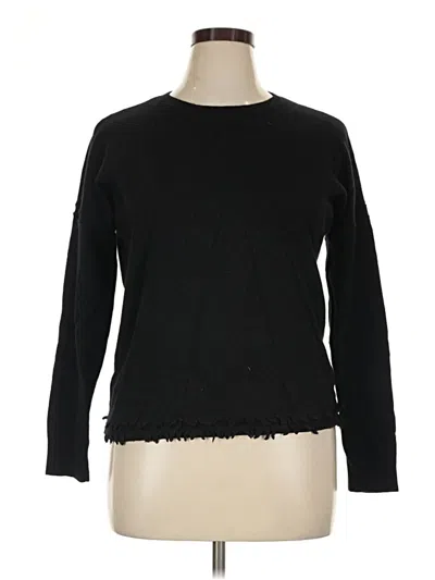 Pre-owned Vineyard Vines Pullover Sweater In Black