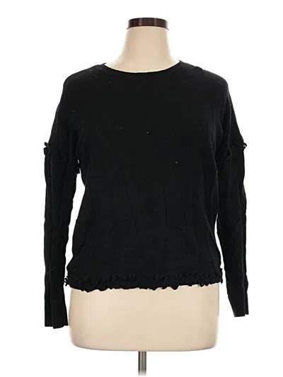 Pre-owned Vineyard Vines Pullover Sweater In Black