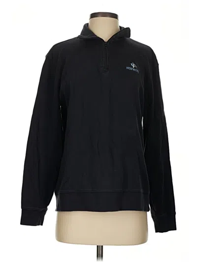 Pre-owned Vineyard Vines Pullover Sweater In Black
