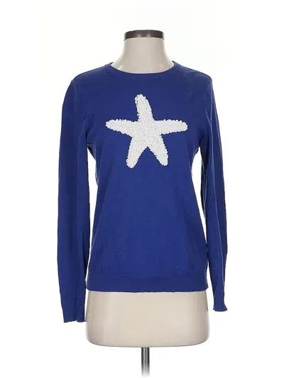 Pre-owned Vineyard Vines Pullover Sweater In Blue