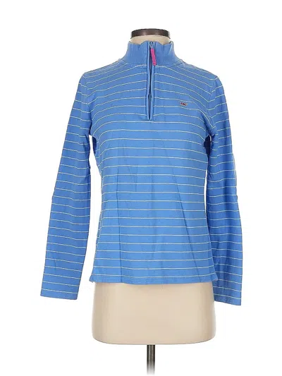 Pre-owned Vineyard Vines Pullover Sweater In Blue