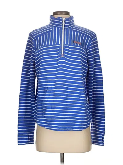 Pre-owned Vineyard Vines Pullover Sweater In Blue