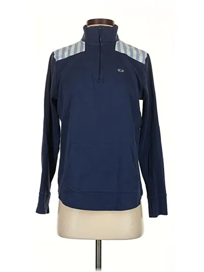 Pre-owned Vineyard Vines Pullover Sweater In Blue