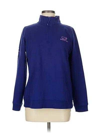 Pre-owned Vineyard Vines Pullover Sweater In Blue