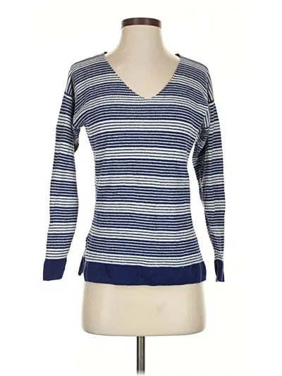 Pre-owned Vineyard Vines Pullover Sweater In Blue