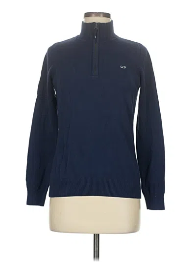 Pre-owned Vineyard Vines Pullover Sweater In Blue