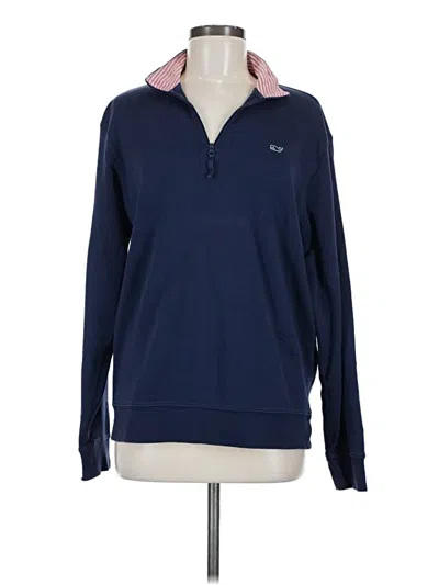 Pre-owned Vineyard Vines Pullover Sweater In Blue