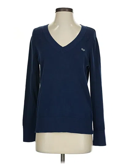 Pre-owned Vineyard Vines Pullover Sweater In Blue