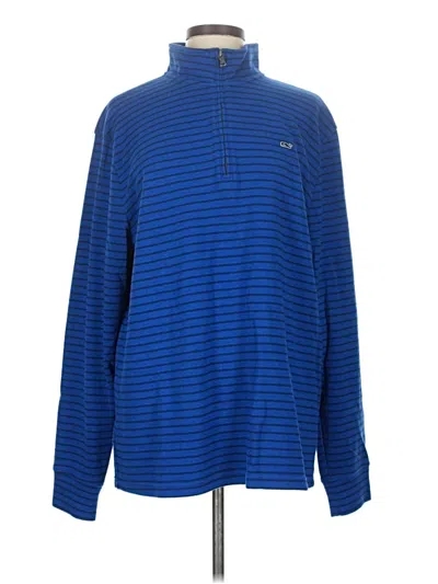 Pre-owned Vineyard Vines Pullover Sweater In Blue