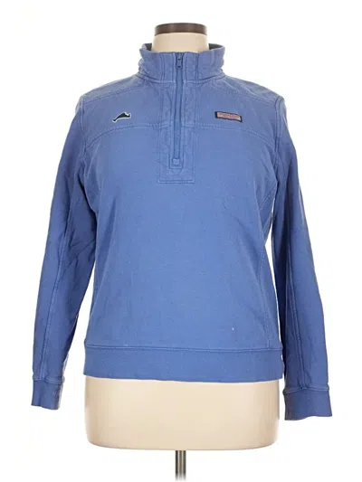 Pre-owned Vineyard Vines Pullover Sweater In Blue