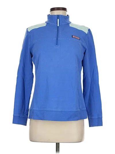 Pre-owned Vineyard Vines Pullover Sweater In Blue