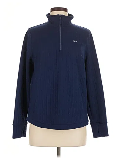 Pre-owned Vineyard Vines Pullover Sweater In Blue