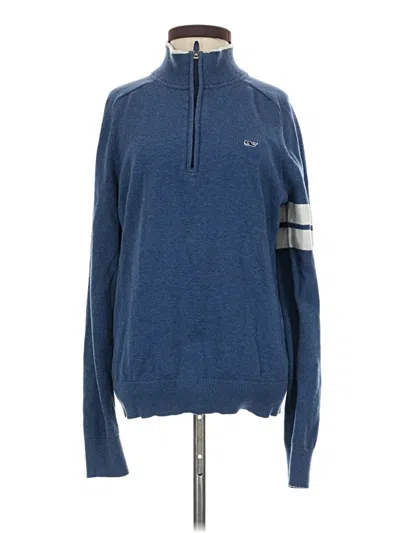 Pre-owned Vineyard Vines Pullover Sweater In Blue