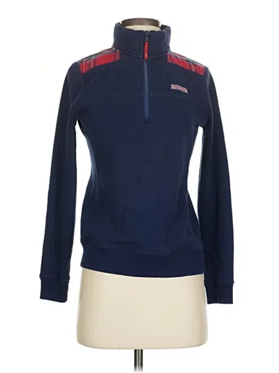 Pre-owned Vineyard Vines Pullover Sweater In Blue