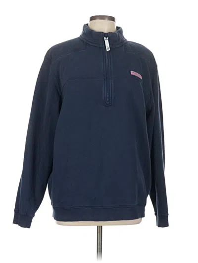 Pre-owned Vineyard Vines Pullover Sweater In Blue