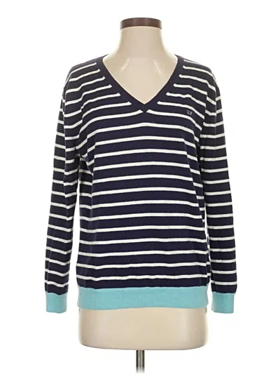 Pre-owned Vineyard Vines Pullover Sweater In Blue