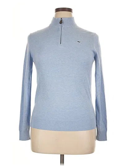 Pre-owned Vineyard Vines Pullover Sweater In Blue
