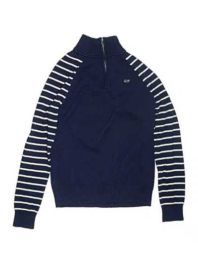 Pre-owned Vineyard Vines Kids' Pullover Sweater In Blue