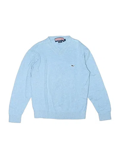 Pre-owned Vineyard Vines Kids' Pullover Sweater In Blue
