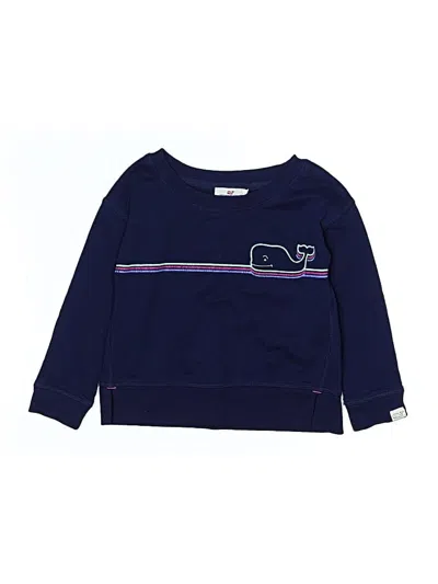 Pre-owned Vineyard Vines Kids' Pullover Sweater In Blue