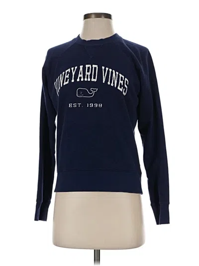 Pre-owned Vineyard Vines Pullover Sweater In Blue