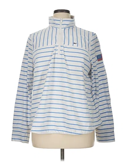 Pre-owned Vineyard Vines Pullover Sweater In Blue