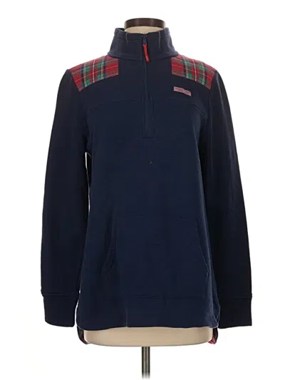 Pre-owned Vineyard Vines Pullover Sweater In Blue