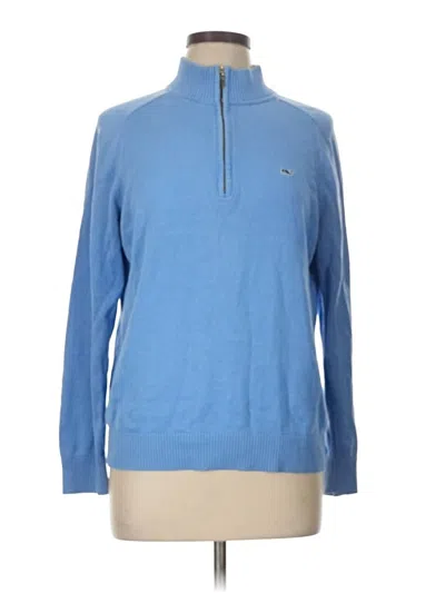 Pre-owned Vineyard Vines Pullover Sweater In Blue