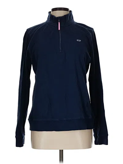 Pre-owned Vineyard Vines Pullover Sweater In Blue