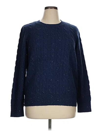 Pre-owned Vineyard Vines Pullover Sweater In Blue