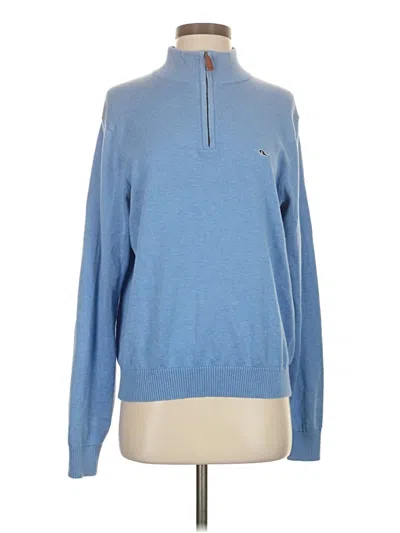 Pre-owned Vineyard Vines Pullover Sweater In Blue