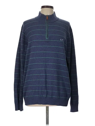 Pre-owned Vineyard Vines Pullover Sweater In Blue