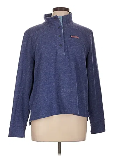 Pre-owned Vineyard Vines Pullover Sweater In Blue