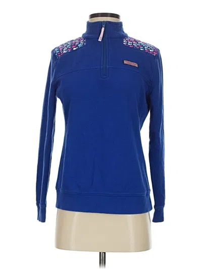 Pre-owned Vineyard Vines Pullover Sweater In Blue