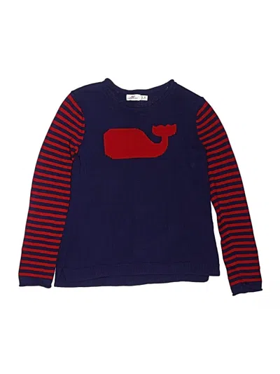 Pre-owned Vineyard Vines Kids' Pullover Sweater In Blue
