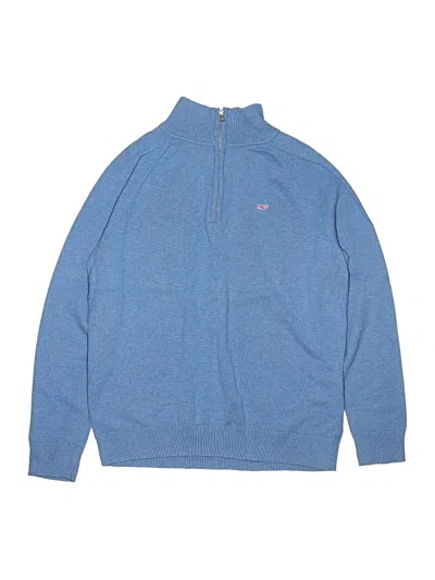 Pre-owned Vineyard Vines Kids' Pullover Sweater In Blue