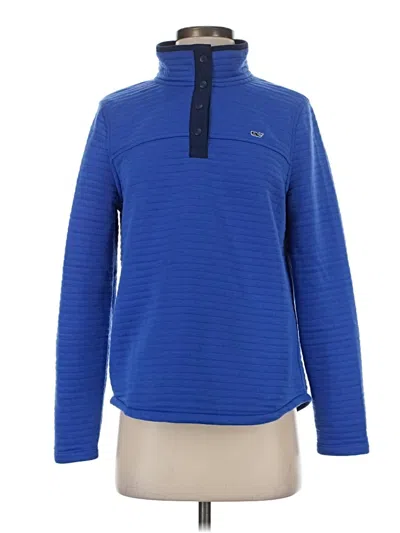 Pre-owned Vineyard Vines Pullover Sweater In Blue