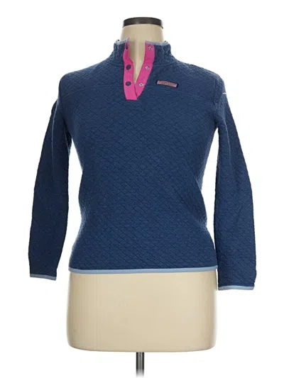 Pre-owned Vineyard Vines Pullover Sweater In Blue