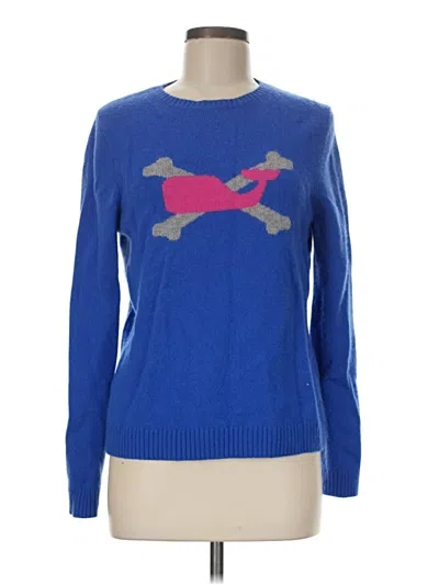 Pre-owned Vineyard Vines Pullover Sweater In Blue