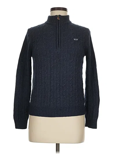 Pre-owned Vineyard Vines Pullover Sweater In Blue