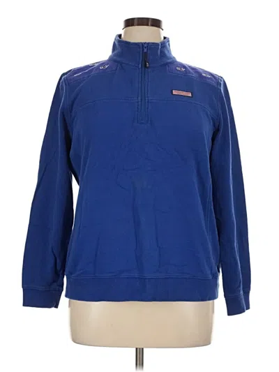 Pre-owned Vineyard Vines Pullover Sweater In Blue