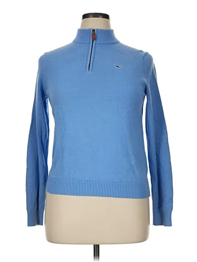 Pre-owned Vineyard Vines Pullover Sweater In Blue