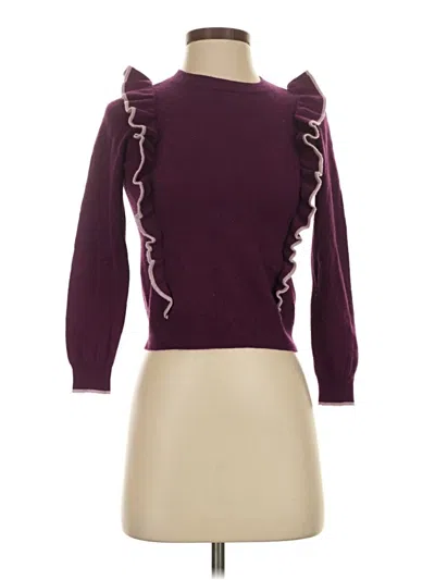 Pre-owned Vineyard Vines Pullover Sweater In Burgundy
