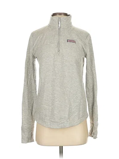 Pre-owned Vineyard Vines Pullover Sweater In Gray