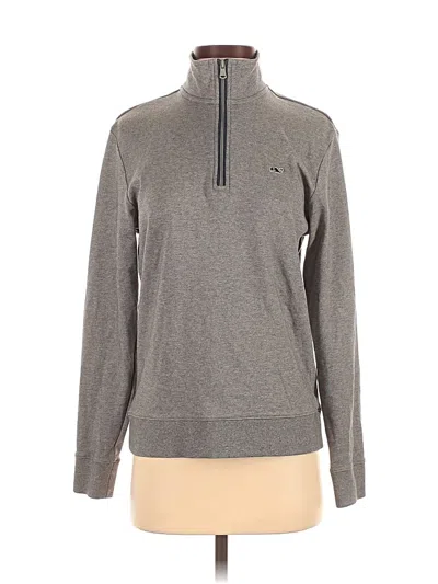 Pre-owned Vineyard Vines Pullover Sweater In Gray