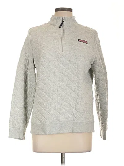 Pre-owned Vineyard Vines Pullover Sweater In Gray