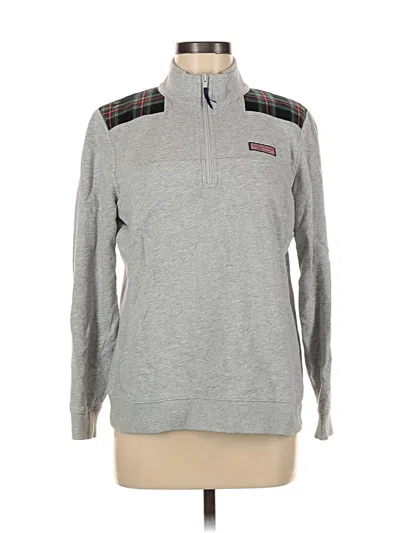 Pre-owned Vineyard Vines Pullover Sweater In Gray